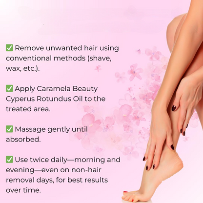 VELARA Cyperus Rotundus Hair Growth Reduction Oil